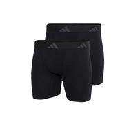 adidas Herren Unterwäsche Boxershorts 2er Pack Boxer Brief (2pk) -Active Flex Cotton Ergonomic sous-vêtement, Noir 4am005, L Hommes