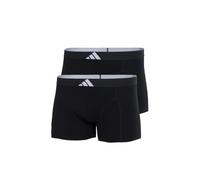adidas Herren Unterwäsche Boxershorts 2er Pack-Trunk (2pk) -Active Flex Cotton Body sous-vêtement, Noir 4am020, M Hommes