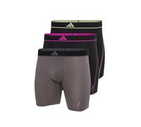 adidas Herren Unterwäsche Slip 3er Pack-Boxer Brief (3pk) -Active Micro Flex Eco, 904 Assorti, XL Hommes