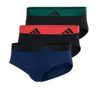 adidas Herren Unterwäsche Slip 3er Pack-Brief (3pk) -Active Flex Cotton, 902 Assorti, XL Hommes