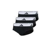 adidas Herren Unterwäsche Slip 3er Pack-Brief (3pk) -Active Flex Cotton sous-vêtement, Noir 4am001, M Hommes