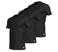 Adidas Lot de 12 t-shirts à col en V en coton pour homme, Noir , XXL