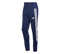 adidas Herren Workout Essentials All-Set 3-Stripes Knit Pant, Dark Blue/White, S