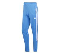 adidas Herren Workout Essentials All-Set 3-Stripes Knit Pant, Ray Blue/White, XL