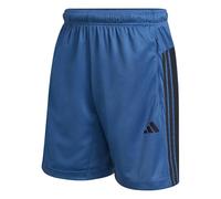 adidas Herren Workout Essentials Base 3-Stripes Pique Short 9inch, Dusky Petrol/Black, M Tall