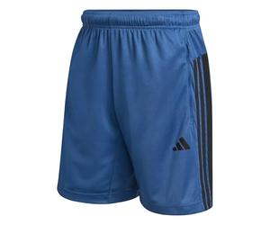 adidas Herren Workout Essentials Base 3-Stripes Pique Short 9inch, Dusky Petrol/Black, M Tall