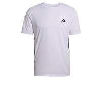 T-shirt adidas Workout Essentials Base 3 bandes manches courtes blanc pur - M