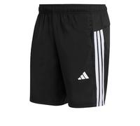 adidas Herren Workout Essentials Base 3 Stripes Woven Short, Black/White, M 7 inch