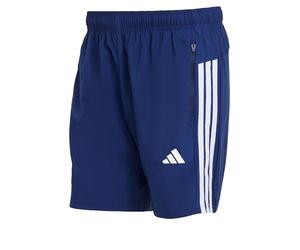 adidas Herren Workout Essentials Base 3 Stripes Woven Short, Dark Blue/White, M 5 inch