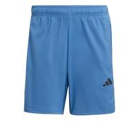 adidas Herren Workout Essentials Base 3 Stripes Woven Short, Dusky Petrol/Black, S 7 inch