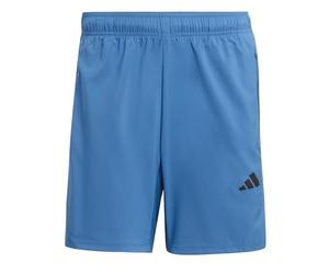 adidas Herren Workout Essentials Base 3 Stripes Woven Short, Dusky Petrol/Black, XL 5 inch