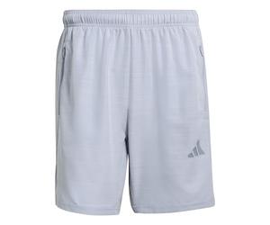 adidas Herren Workout Essentials Base Melange Woven Short, Halo Silver Mel, M 5 inch