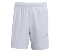 adidas Herren Workout Essentials BRANDLOVE Woven Short, Halo Silver, 4XL 7 inch