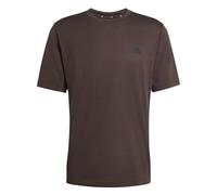 adidas Herren Workout Essentials FEELREADY 3 Stripes T-Shirt, Aurora Coffee/Black, L