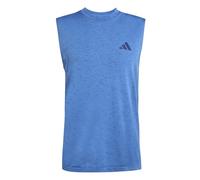 adidas Herren Workout Essentials Seamless Sleeveless T, Ray Blue Mel, XL