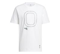 adidas Herren X Overtime Graphic T-Shirt, White, L