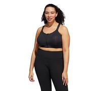 Adidas HF7838 TRN HS Zip PS Sports Bra Women's Black 6C