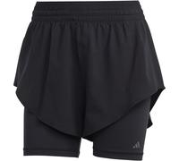 Adidas Hiit Heat.rdy Training 2-In-1 Shorts Womens Noir 6 (XXS) Female