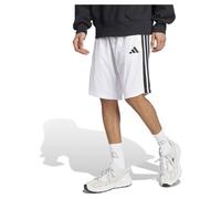 adidas Homme 3 STRIIPES Tricot Regular FIT Shorts, White, M