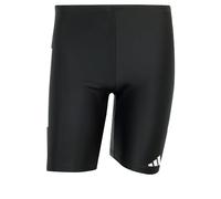 adidas Homme 3 Stripes Swim Jammers 8 inch, Black/White, M