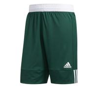 adidas 3G Speed Reversible Shorts Basket Homme, Dark Green/White, M
