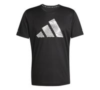 adidas Homme adi365 Running Essentials Brand Love Tee, Black, XXL