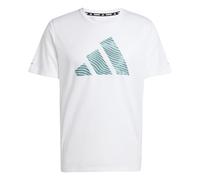 adidas Homme adi365 Running Essentials Brand Love Tee, White, XXL