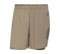 adidas Homme Adi365 Running Formotion Iconic 2In1 Shorts, Khaki Six/Black, S