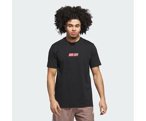 Adidas Homme Adidas Hoops Graphic Tee, Black/Lucid Red, S