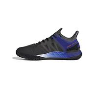 adidas Homme Adizero Ubersonic 4M Clay Baskets, Grey Six Silver Met Solar Red, 40 2/3 EU