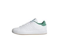 adidas Homme Advantage Base 2.0 Shoes, FTWR White/FTWR White/Semi Court Green, 36 EU