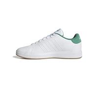 Adidas Homme Advantage Base 2.0 Shoes, FTWR White/FTWR White/Semi Court Green, 43 1/3 EU