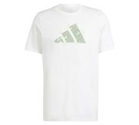 adidas Homme AEROREADY Tennis Logo Slam Graphic Tee, White, L