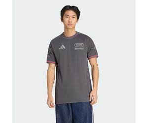 adidas Homme Audi Revolut Formula One Team 2026 Engineers & Marketing Authentic Driver Jersey Shirt, Grey strata/Iron met., S