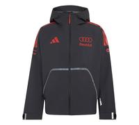 adidas Homme Audi Revolut Formula One Team 2026 Mechanics Rain Jacket Coat, utility black/hi-res red, XL