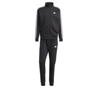 adidas Homme Basic 3-Stripes Fleece Track Suit, Black, M