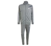adidas Homme Basic 3-Stripes Tricot Track Suit, Grey Four, XL