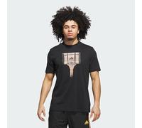 Adidas Homme Basketball Gallery Graphic T-Shirt, Black, M