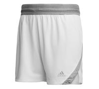 adidas Homme Basketball Icon Squad Short Aeroready, White/Team Mid Grey, 6XL