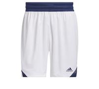 adidas Homme Basketball Icon Squad Short Aeroready, White/Team Navy, S