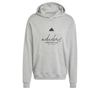 adidas Homme Brand Love French Terry Hoodie, Medium Grey Heather, XL