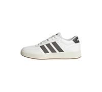 adidas Homme BREAKNET 3.0 Shoes Chaussures, Core White/Earth strata/Grey Six, 42 2/3 EU