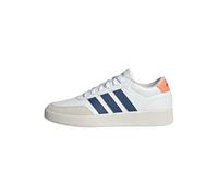 adidas Homme BREAKNET 3.0 Shoes, FTWR White/Dusky Petrol/Lucid Orange, 40 EU