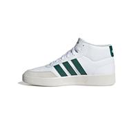 adidas Homme BREAKNET Mid Shoes, FTWR White/Collegiate Green/Core White, 42 2/3 EU