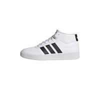 adidas Homme Breaknet Mid Shoes, FTWR White/Core Black/FTWR White, 42 EU
