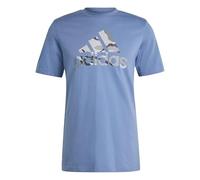 Adidas Homme Camo Badge of Sport Graphic Tee, preloved Ink, M Tall