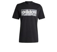 adidas Homme Camo Linear Graphic Tee, Black/Grey, L
