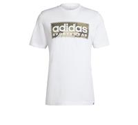 adidas Homme Camo Linear Graphic Tee, White, XL