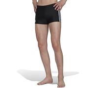 adidas Homme Classic 3-Stripes Swim Boxers, Black / White, M