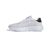 adidas Homme Cloudfoam Comfy Shoes Chaussures, FTWR White/Core Black/Better Scarlet, 44 2/3 EU